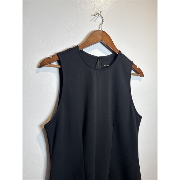 Everlane Women's Dream '90s Shift Dress Black Size Large NWT - Picture 2 of 15